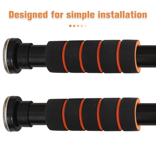 DECHOUS 3Pcs Foam Grip Handles for Pull Up Bar Non Slip Sponge Tubing Attachment for Fitness Enhanced Comfort and Safety Thick Bar Adapter Kit for Home Gym Workouts