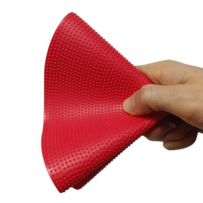 Poly Spot Markers 4inch/9 inch Non-Slip Rubber Agility Markers Flat Field Cones Floor Dots for Football, Soccer, Basketball Training Markers, School Activities, Exercise Drills, Social Distancing