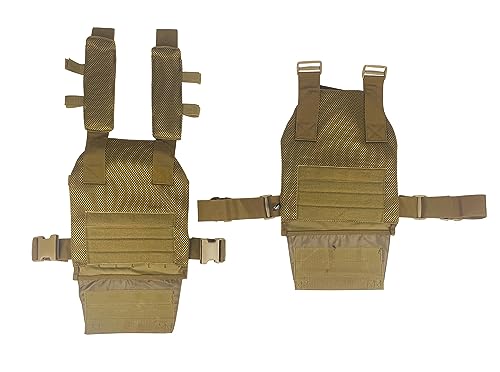 Greencity Weight Vest Adjustable Strength and Endurance Training, Tactical Vest Quick Release with Molle System, Fitness Workouts, Running