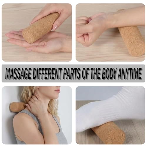 Cork Balance Board Set, Foot Massage & Ankle Stability Trainer for Yoga