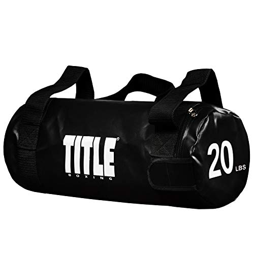 Title Ultimate Weight Bag, 20 lbs - Fitness, Weight Training, Boxing Improvement, Boxing Training, Boxing Exercise, Weighted Boxing Gear, Weighted Fitness Equipment, Explosive Training