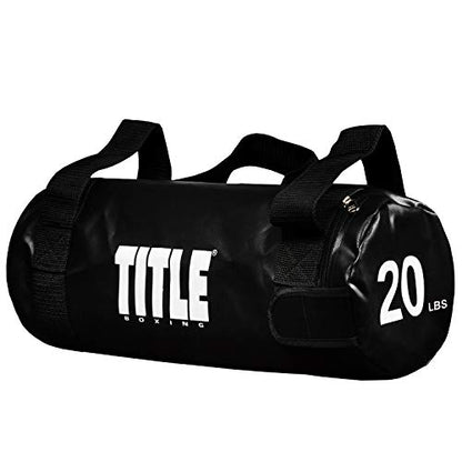 Title Ultimate Weight Bag, 20 lbs - Fitness, Weight Training, Boxing Improvement, Boxing Training, Boxing Exercise, Weighted Boxing Gear, Weighted Fitness Equipment, Explosive Training