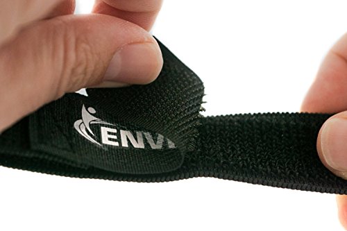 Elastic Reusable Cinch Straps 1.5" x 12" - 6 Pack Multipurpose Quality Hook and Loop Securing Straps