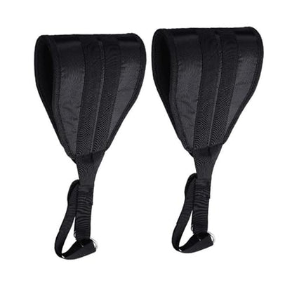 Adjustable Abdominal Suspension Strap for Hanging Knee Raises Fitness Hanging Belt with Thick Padding for Pull Up