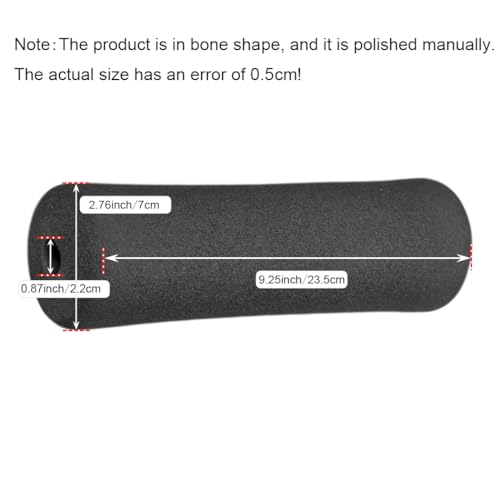 Foam Foot Pads Rollers Two Pair for Home Gym Exercise Machines Equipments Replacements with 1 Inch(2.5cm) Rod (Foam 9.25" X 2.76" Od X 0.87" Id) - color: Foam 9.25" X 2.76" Od X 0.87" Id