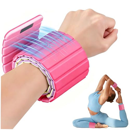 BECOJADDE Wrist Weights Ankle Weight for Women 1 Pair (1.1 lb/2.2 lb Each) - color: Pink Blush, size: 4.4 Lb Pair (2.2 Lb Each)