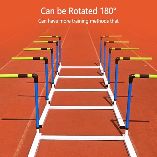 Adjustable Hurdles, Speed and Agility Training Equipment, Disconnecting Track Hurdles, Universal Soft Sponge Poles, Safe and Non-injurious, for Soccer, Basketball, Football(5 pcs) - color: 5 Pcs