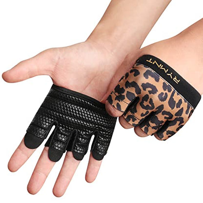 Minimal Workout Gloves,Short Micro Weight Lifting Gloves Grip Pads with Full Palm Protection & Extra Grip for Men Women Weightlifting,Gym,Cross Training,Powerlifting,WODs.