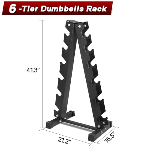 Ritfit 5-650 LBS PVC Encased Hex Dumbbell Sets with Optional Rack for Home Gym, Hand weight with Chrome Handle for Strength Training,Workouts - style: (5+10+15+20+25+35)210LBS SET