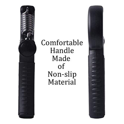 Luxon 2 Pack Hand Grip Strengthener Adjustable Resistance 22-110 Lbs (10-50kg) -Hand Grip Exerciser, Strengthen Grip, Hand Squeezer, Forearm Grip, Hand Exercise, Gripper, Finger Strengthener