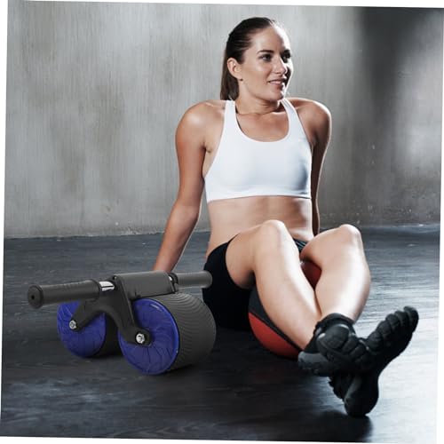 1Set Professional Abdominal Muscle Wheel Roller Mute Fitness Equipment for Home Workouts Durable and Portable Ab Wheel for Targeted Stomach Training for Beginners