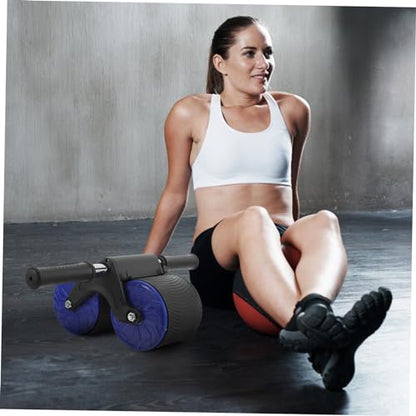 1Set Professional Abdominal Muscle Wheel Roller Mute Fitness Equipment for Home Workouts Durable and Portable Ab Wheel for Targeted Stomach Training for Beginners