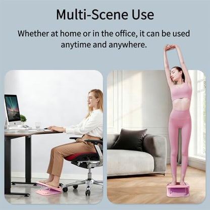 Adjustable Slant Board for Calf Stretching, Non Slip Incline Board with 6 Angles, Calf Stretcher for Ankles, Knees, Heels & Feet, Stretch Board for Squats, Physical Therapy, Home Gym Office