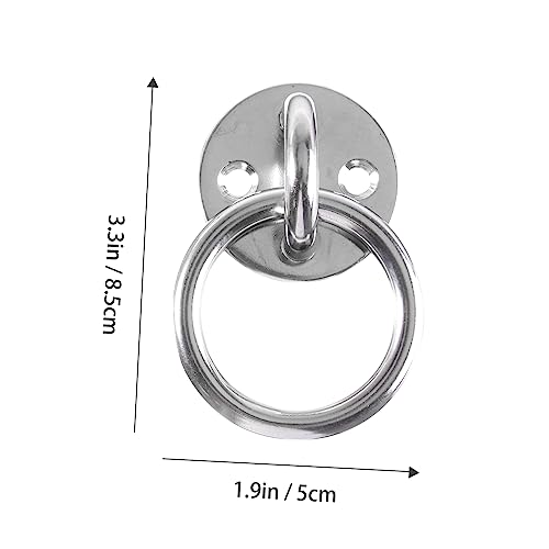 SUPVOX 2 Sets Fixed Disk Ceiling Anchor Suspension Trainer Bracket Wall Mount Suspension Fixed Gadget Yoga