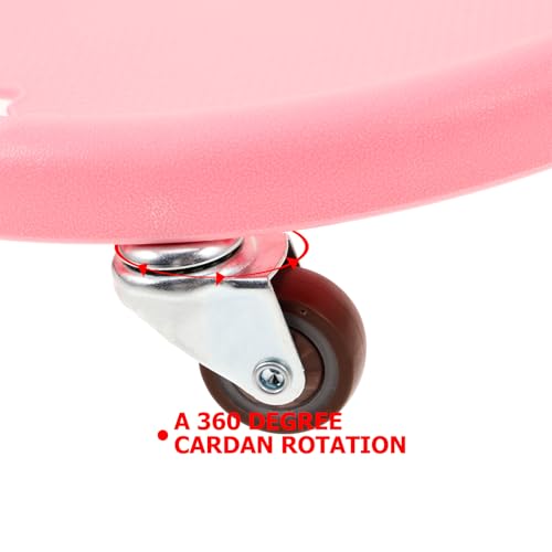 VANZACK Ab Wheel Roller Plate Four-Wheel Plate Professional Abdominal Muscle Training Wheel Plate Fitness Equipment for Gym Belly Disc Abdominal Training Roller Wheel Core Sliders