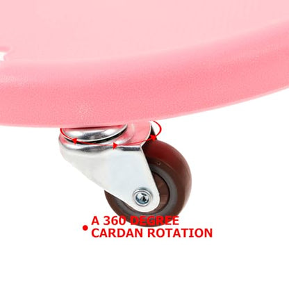 VANZACK Ab Wheel Roller Plate Four-Wheel Plate Professional Abdominal Muscle Training Wheel Plate Fitness Equipment for Gym Belly Disc Abdominal Training Roller Wheel Core Sliders