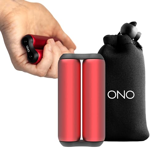 ONO Roller - Handheld Fidget Toy for Adults | Help Relieve Stress, Anxiety, Tension | Promotes Focus, Clarity | Compact, Portable Design (Red, Junior Size - Aluminum) - size: Junior Size, style: Aluminum - Red