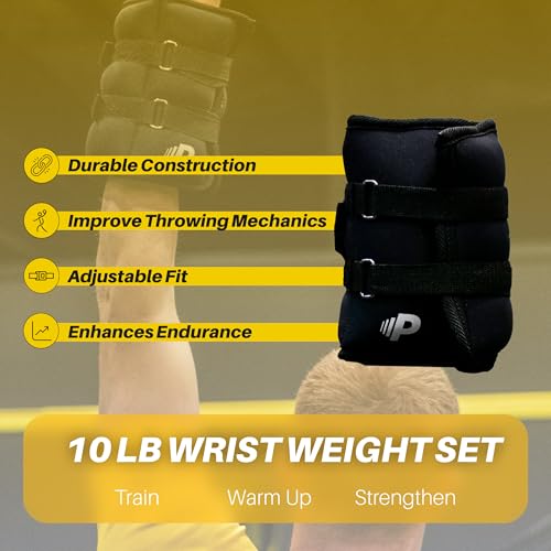 Premier Pitching Wrist Weight Set for Pitching Training - size: 10 lb