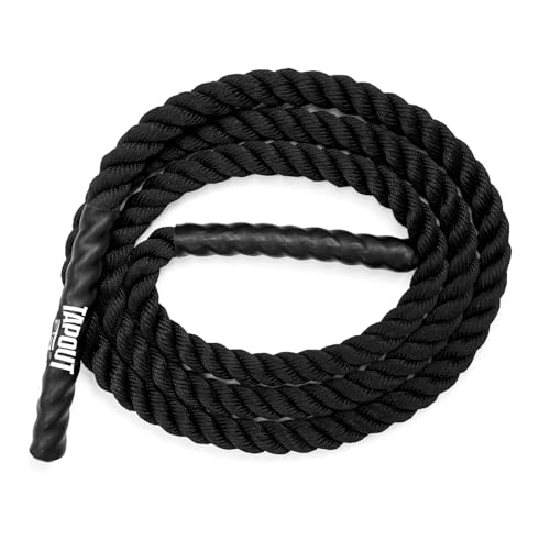 Tapout 9.5-Foot Battle Rope - Compact & Durable, Perfect for Full-Body Workouts, Home Gym Training (1 inch Diameter)