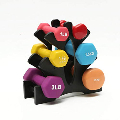 Small Dumbbell Rack Dumbbell Racks Dumbbell Tree 3/5 Tier Dumbbell Rack Plastic Dumbbell Holder Fitness Equipment Accessories