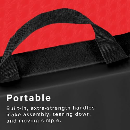 We Sell Mats 4 x 8 ft Folding Exercise Mat, 2 Inch Thick Personal Fitness & Home Gym Mat for Yoga, Pilates, Stretching & Workouts - color: Black