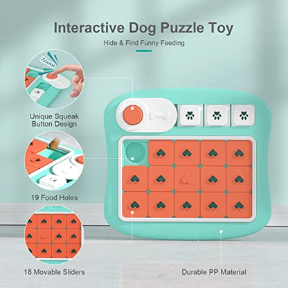 FOXMM Dog Puzzle Toys,Interactive Treat Puzzle Dog Toy for IQ Training - style: L-Level 3