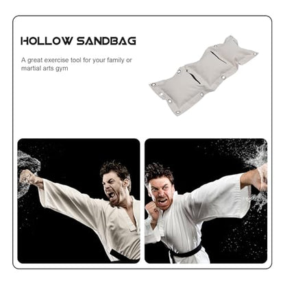 POPETPOP Thickened Wing Style Triplet Boxing Wall Target Sandbag, Hanging Type Empty Fitness Sandbag for Home Workout Training