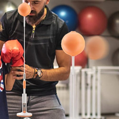 Boxing Reflex Ball Punching Bag Stand Reflex Trainer Hand-Eye Coordination - size: 135cm