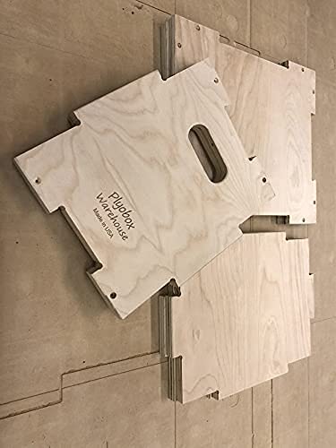 3 in 1 Plyometric Box: 12"x14"x16" Flatpack Puzzle Pieces