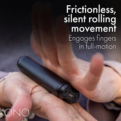 ONO Roller - Handheld Fidget Toy for Adults | Help Relieve Stress, Anxiety, Tension | Promotes Focus, Clarity | Compact, Portable Design (Black, Full Size - Aluminum) - size: Full Size, style: Aluminum - Black