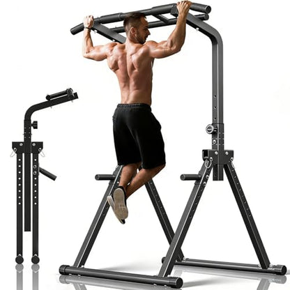 ZENOVA Pull Up Bar, Multi-Function Pull Up Dip Bar Station, Home Gym Workout Strength Training Equipment for Men Women Muscle Building