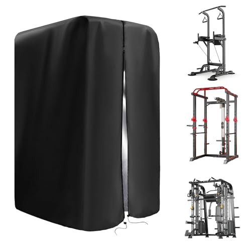 Protective Cover for Home Gym Set, 420D Oxford Gym Rack Cover for Home Exercise Equipment Set, Workout Equipment Protective, UV protection, Waterproof, Dustproof for Indoor or Outdoor