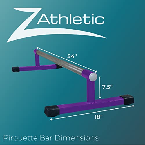 Z Athletic Gymnastics Pirouette Bar for Handstands - color: Purple