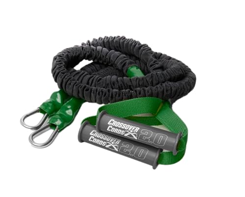 Crossover Cords - Shoulder Resistance/Exercise Bands - Perfect for Warmups, Arm Care, Rotator Cuff Exercise or Physical Rehab from Injury - One Set of 2 Cords - Crossover Symmetry - color: 3 lbs