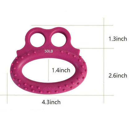 2pcs Hand Grip Ring Set Hand Exercises for Grip Trainer Strength Stroke Hand Thrapy Equipment,30lbs+50lbs