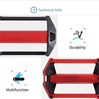 Magnetic Pushups Stand with Resistance Bands, Push Up Bars Handles for Floor Set, Pushup Fitness Equipment Board For Exercise