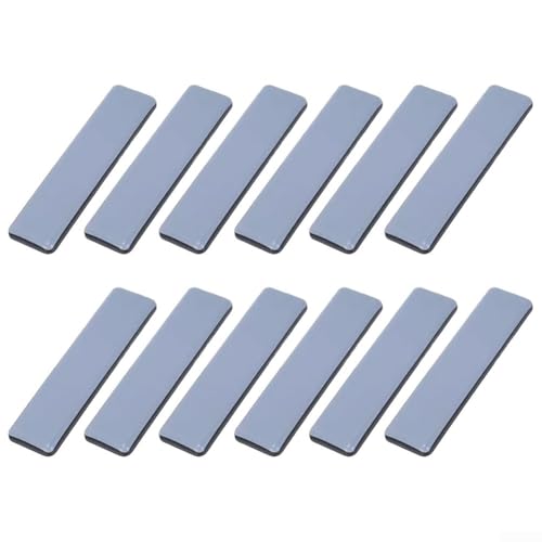 12-Pack Furniture Sliders Gliders, 15x75mm PTFE Floor Protectors for Smooth Silent Moving, Wear-Resistant Movers to Prevent Scratches on Hardwood for TILE Carpet and Protect