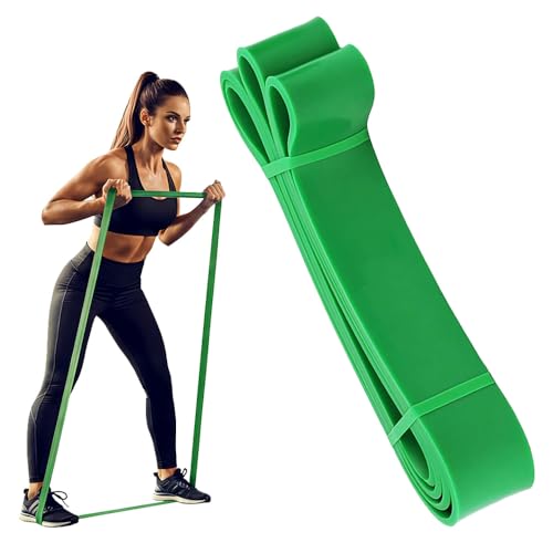 TPE Resistance Band, Heavy Duty Loop Design, Thick Non-Slip Elastic for Pull-Up Assistance, Strength Training and Yoga