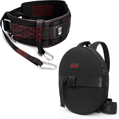 THEFITGUY Calisthenics Power Pack – Weighted Dip Belt and Gym Plate-Loaded Backpack | Boost Strength with Secure Dip Training & Bodyweight Resistance | For Pull-Ups, Dips, Push-Ups, Squats