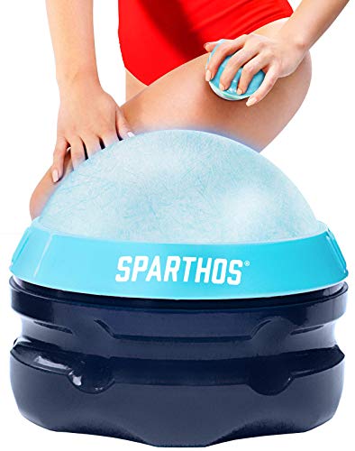 Sparthos Cold Ice Massage Roller Ball, Cryosphere Massager -Blue-70mm - color: Denim Blue, style: 70mm (Pack of 1)