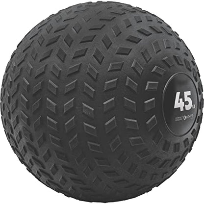 Champion Sports Rhino Fitness Slam Ball – Sand-Filled, Bounce-Resistant Ball for Strength & Conditioning, 6–50 lb - style: 45 Pound