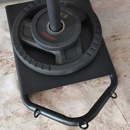 Weight Sled Push Pull Heavy High Training Sled Drag, Training Sled Padded Harness Trading Power Running Speed Sled Weighted Drag Sport Power Sled