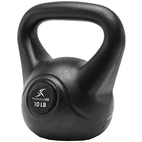 ProsourceFit Vinyl Plastic Kettlebell from 10, 15, 20, 25, 30 and 35 lbs - style: 10lb