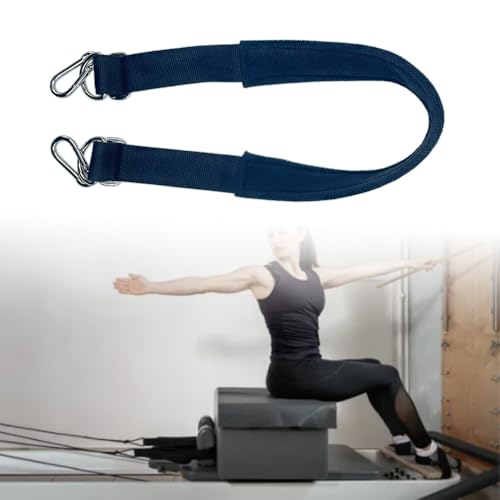 Pilates Equipment Hook and Tie Straps,Equipoise Body Cotton Straps,Suitable for Pilates Core Bed Accessories,Balance Training -Thickened Material 27.6 in.