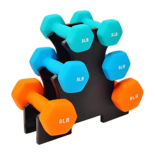 Fitvids SPZ-D358 - size: Dumbbell + Rack: 32LBS Set