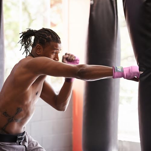 Boxing Hand Wraps for Men & Women - Boxing Quick Wraps Inner Gloves Kickboxing Handwraps for Boxing Gloves Gear Knuckle Support Elastic Wrist Straps for Training MMA Shadowboxing Muay Thai