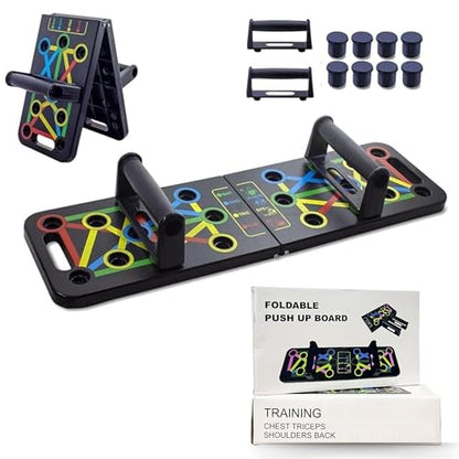 15 in 1 Pushup Board for Strength Training, Fitness and Exercise Equipment for men & woman, Home & Gym Exercise Equipment for Chest, Shoulder, Triceps Workout
