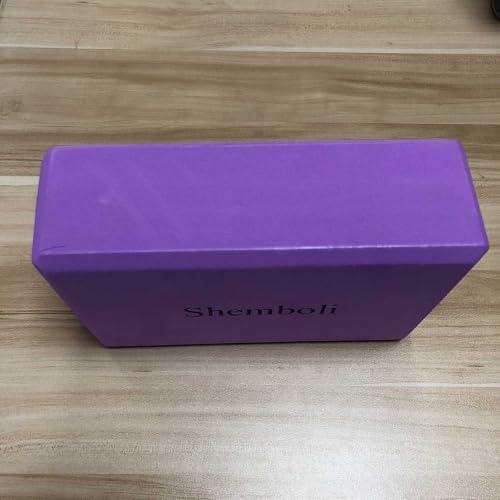 One Pack Yoga Block Soft Non-Slip Foam Blocks with Beveled Edges for Yoga Pilates Meditation Yogas Accessories for Stability Balance Deepen Stretches