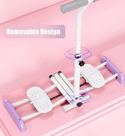 Ski Training Machine Elderly Women Thigh Training Machine, Pelvic Floor Exercise Equipment 330LB Load-Bearing, Fitness Beginner Slimmer, Rotating Legs Trainer