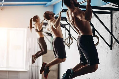 CFF Wall/Ceiling Mounted Pull Up Bar with 300-Pound Working Capacity; 750 lb. Static load
